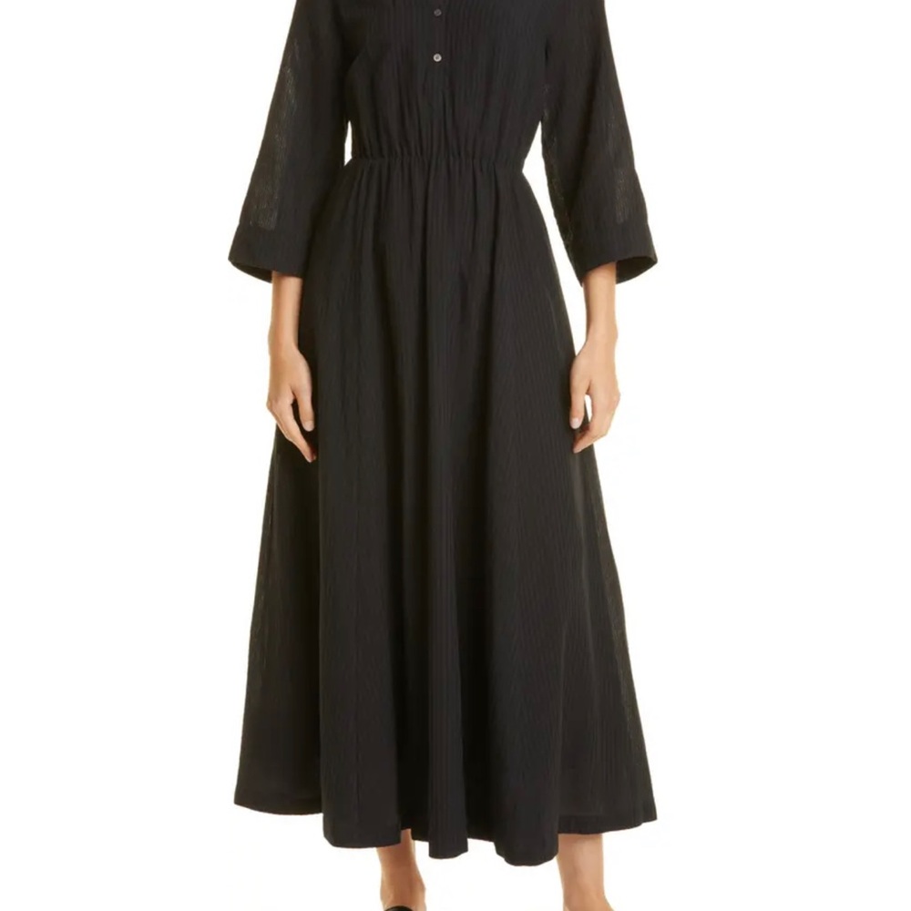 Jenni Kayne seersucker shirt dress. NWT